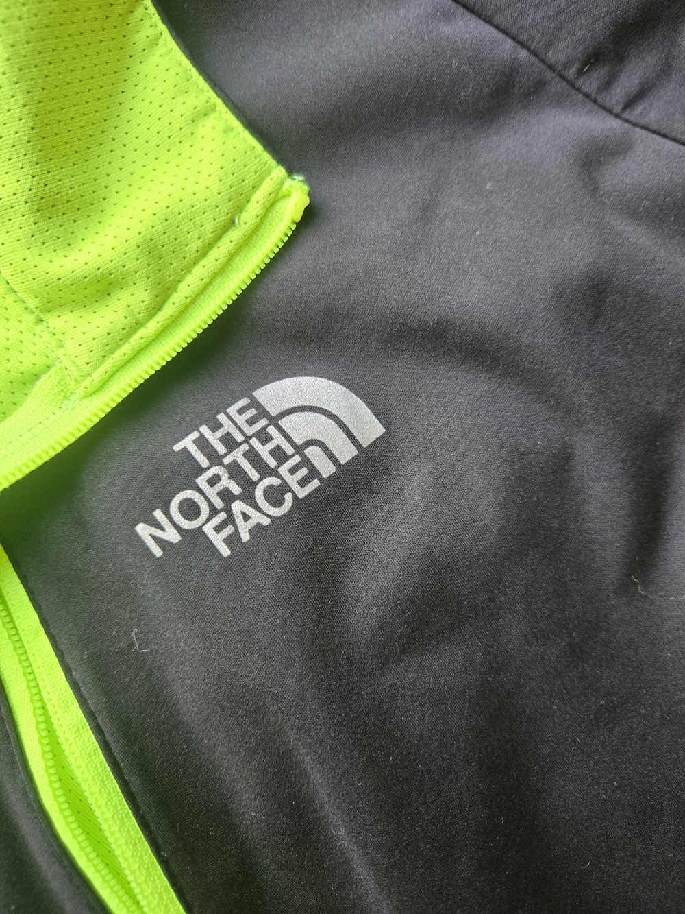 The North Face Flight Series Jacket Mens XL Black Green Full Zip Lightweight Run - Picture 3 of 5